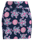 AB Sport Women's Sea Turtle Print Front Pocket Golf Skirt - SEATN