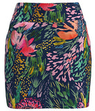AB SPORT Women's Watercolor Floral Print Front Pocket Golf Skirt - WCF