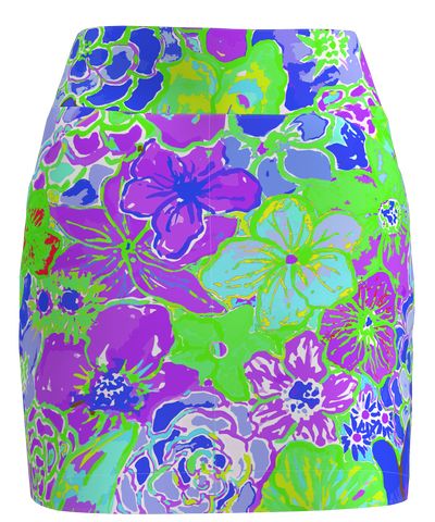 AB SPORT Women's Floral Print Golf Skirt BSKG01-CAYG2L