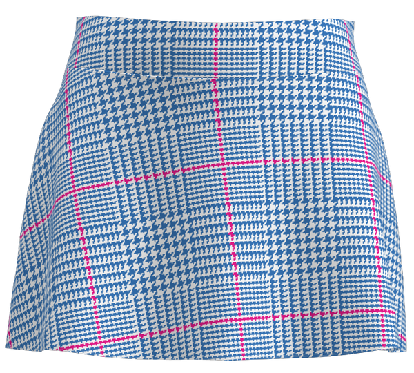 AB SPORT Women's Glen Plaid Print Flounce Golf Skirt BSKG02-GPLDCFHP