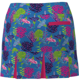 AB SPORT Women's Summer Garden Print Back Pleat Golf Skirt BSKG05-SUG1J