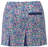 AB SPORT Women's Floral Print Back Pleat Golf Skirt BSKG05-FLORAL1CS