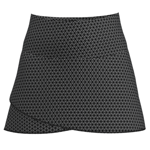 AB SPORT Women's Geo Print Tennis Skirt BSKT03-GEO2BW