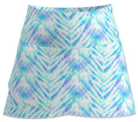 AB SPORT Women's Tie Dyed Print Tennis Skirt BSKT03-TDY