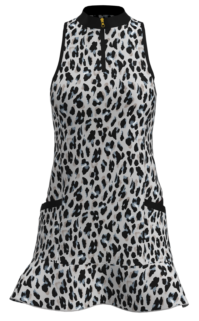 black and white golf dress Macade Women's Ava Range Dress 9134552- Large Beige