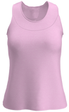 AB Sport Women's Light Pink Heather Tennis Tank - TT01-LPH