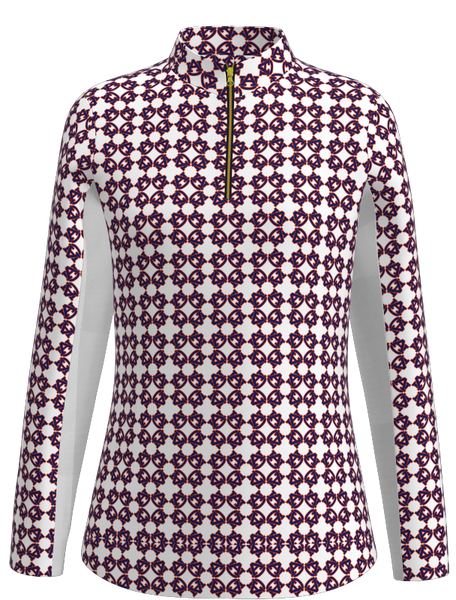 Auburn Tigers  Print Women's Long Sleeve Sun Shirt LS01-AU_1A