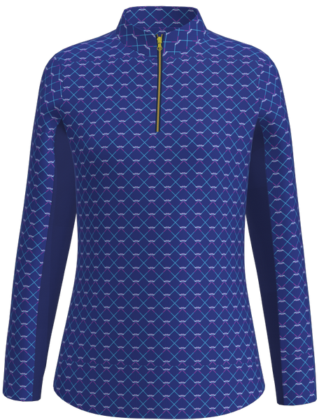 AB SPORT Women's Golf Club Print Long Sleeve Sun Shirt LS01-GC1F