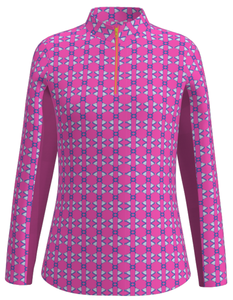 AB SPORT Women's Long Sleeve Martini Print Sun Shirt LS01-MART4J