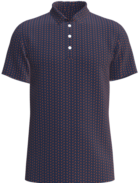 University of Virginia Print Men's Golf Shirt - UVA1B