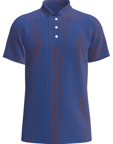 University of Virginia Print Men's Golf Shirt - UVA1F