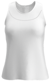 AB SPORT Women's Tennis Tank TT01-WHT