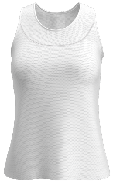 AB SPORT Women's Tennis Tank TT01-WHT